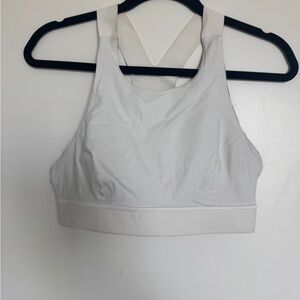 Lululemon Athletica White Razorback Sports Bra